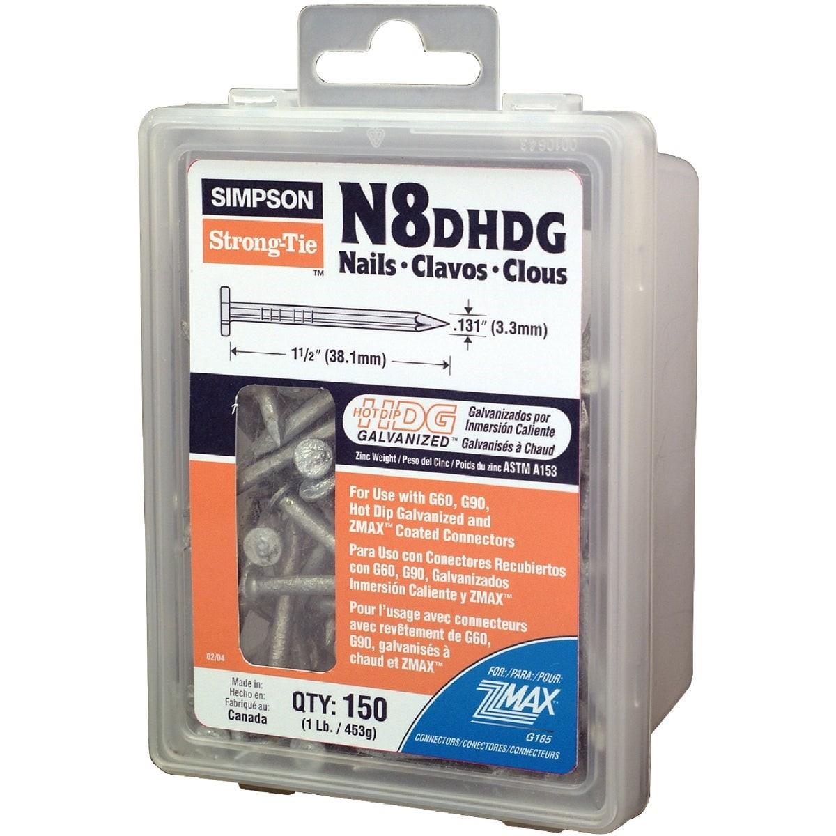 Simpson Strong-Tie 8d x 1-1/2 In. 10 ga Hot Dipped Galvanized Joist Nails (150 Ct., 1 lb)