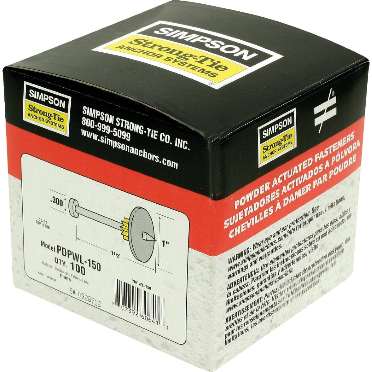 Simpson Strong-Tie 1-1/2 In. Fastening Pin with Washer (100-Pack)