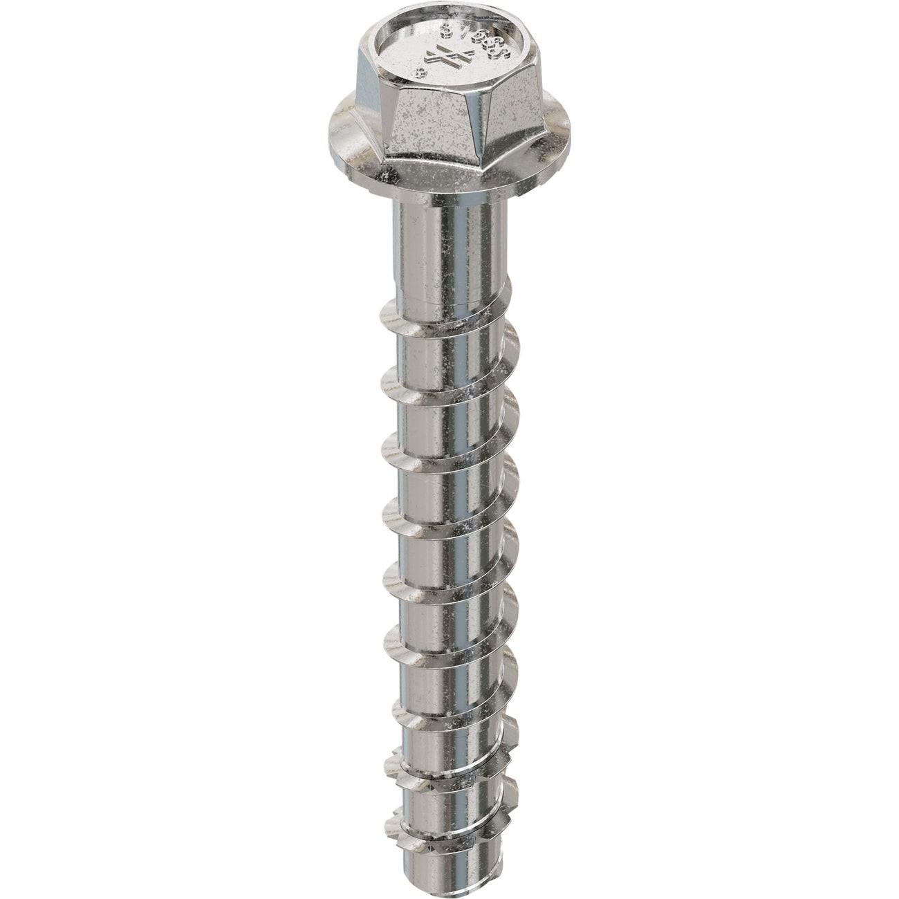 Simpson Strong-Tie Titen HD 3/8 In. x 3 In. 316 Stainless Steel Heavy-Duty Screw Anchor (50-Count)