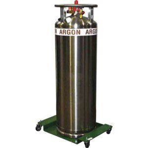 Single Cylinder Truck With (6) Casters and 22" X 22" Base Plate, 20" Cylinder Capacity