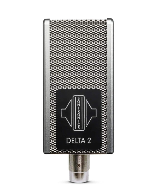 Sontronics Delta 2 - Rugged Ribbon Microphone, Silver
