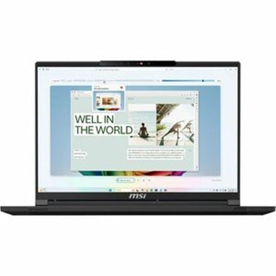MSI - Stealth A16 AI+ 16" 240 Hz Gaming Laptop QHD+ - AMD Ryzen AI 9 HX 370 with 32GB Memory - GeForce RTX 5080 - 2TB SSD - Core Black, Black