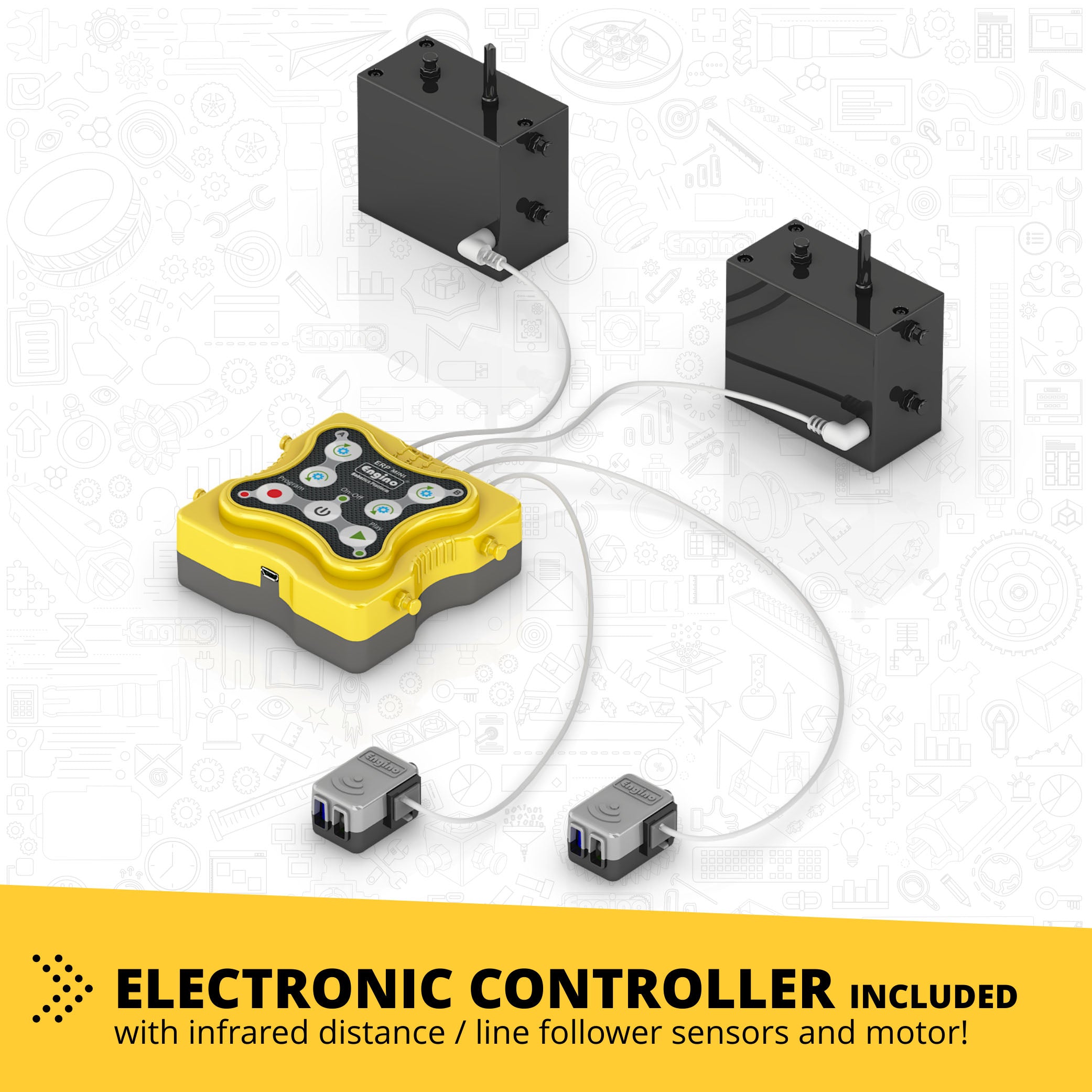 United Scientific® Engino® STEM Robotics ERP Mini Set