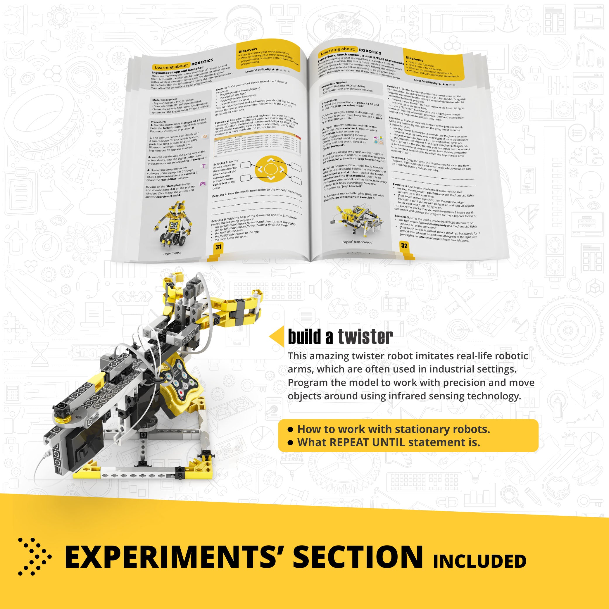 United Scientific® Engino® STEM Robotics ERP Mini Set