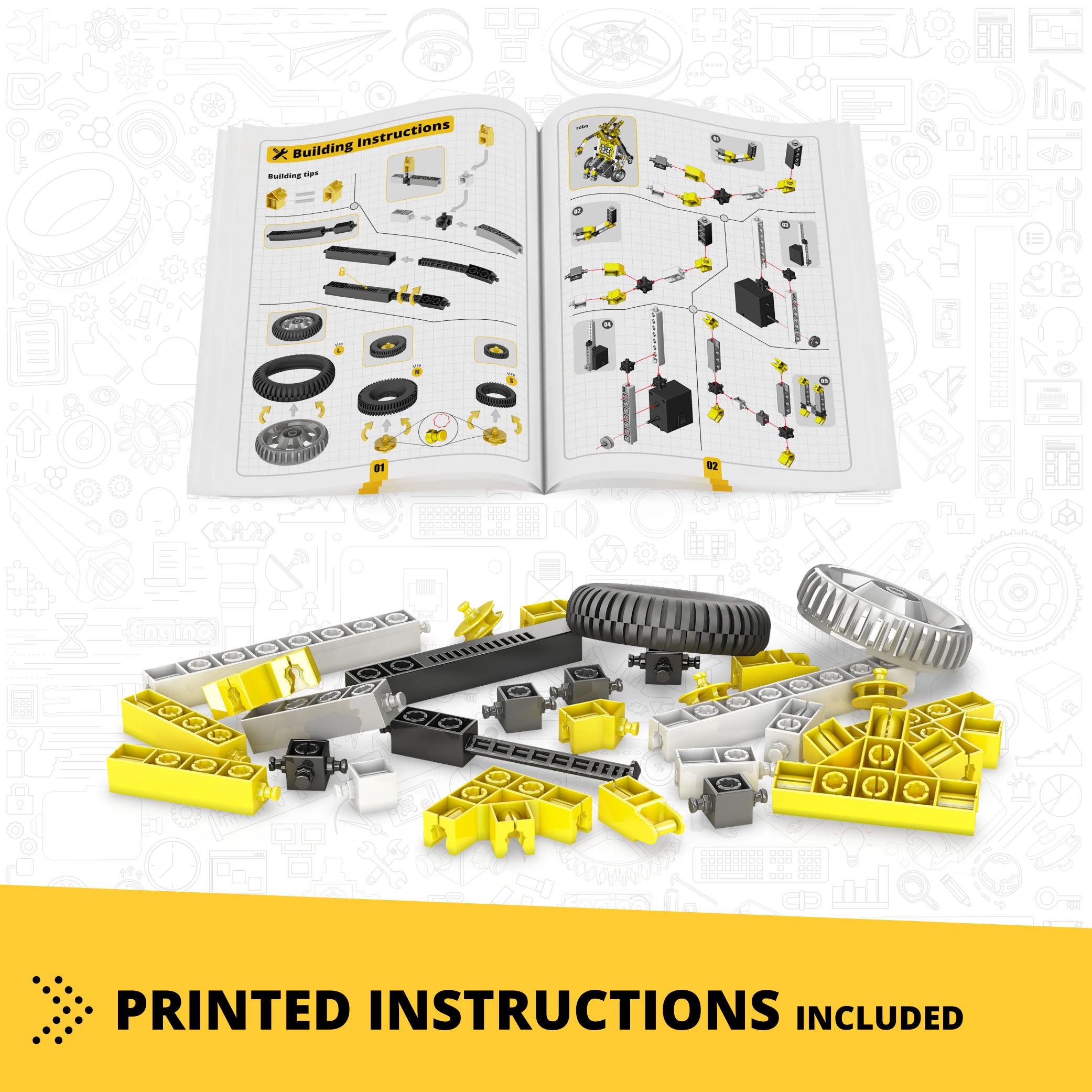 United Scientific® Engino® STEM Robotics ERP Mini Set