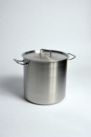 United Scientific® Utility Tanks With Lid (Stock Pot), Stainless Steel 26 L