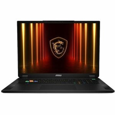 MSI - 18" Gaming Laptop 3840 X 2400 () - AMD Ryzen AI 9 HX 370 with 64GB Memory - GeForce RTX 5090 - 2 TB SSD - Midnight Black, Black