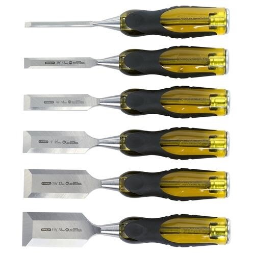 STANLEY FATMAX SHORT BLADE CHISEL SET, 6 PC.
