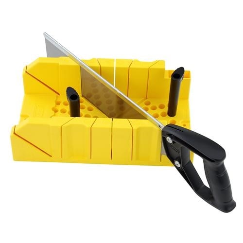 STANLEY CLAMPING MITRE BOX W/ SAW 12"