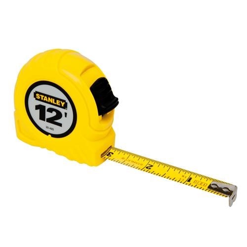 30-485 Stanley Tape Measure,1/2"X12'TAPE RULE