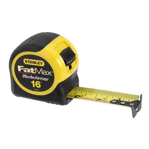 STANLEY FATMAX TAPE RULE W/ BLADEARMOR COATING 1-1/4" X 16'