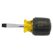 Slotted Screwdriver, SCDRVR RUBGRIP 1-1/2 STUB