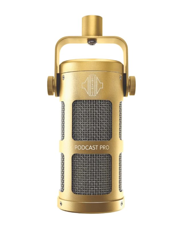 Sontronics Podcast Pro - Dynamic Podcast / Streaming / Broadcast / Gaming Microphone, Gold