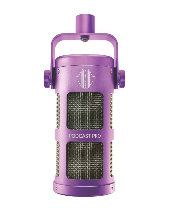Sontronics Podcast Pro - Dynamic Podcast / Streaming / Broadcast / Gaming Microphone, Purple