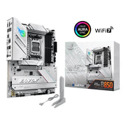 ASUS - ROG STRIX B850-a GAMING WIFI (Socket AM5) AMD B850 ATX DDR5 Wi-Fi 7 Motherboard - White