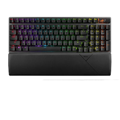 ASUS ROG Strix Scope II 96 Wireless Gaming Keyboard, Tri-Mode Connection, Dampening Foam & Switch-Dampening Pads, Hot-Swappable Pre-lubed ROG NX