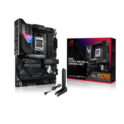 ASUS - ROG STRIX X870E-E GAMING WIFI (Socket AM5) AMD X870 ATX DDR5 Wi-Fi 7 Motherboard - Black