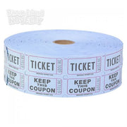 DOUBLE ROLL TICKET BLUE -2000/ROLL