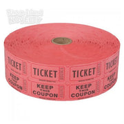 DOUBLE ROLL TICKET RED -2000/ROLL