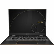MSI - Summit 2-in-1 13.4" Touchscreen Laptop - Intel Core I7 1360P with 16GB Memory - 1TB SSD - Ink Black