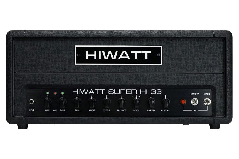 Hiwatt SUPER-HI 33 Head - 30W 2-Channel Amp W/ Extreme Gain
