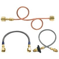 PFTE Flexible Pigtail, 1/4" F X 1/4" F, 36" OAL
