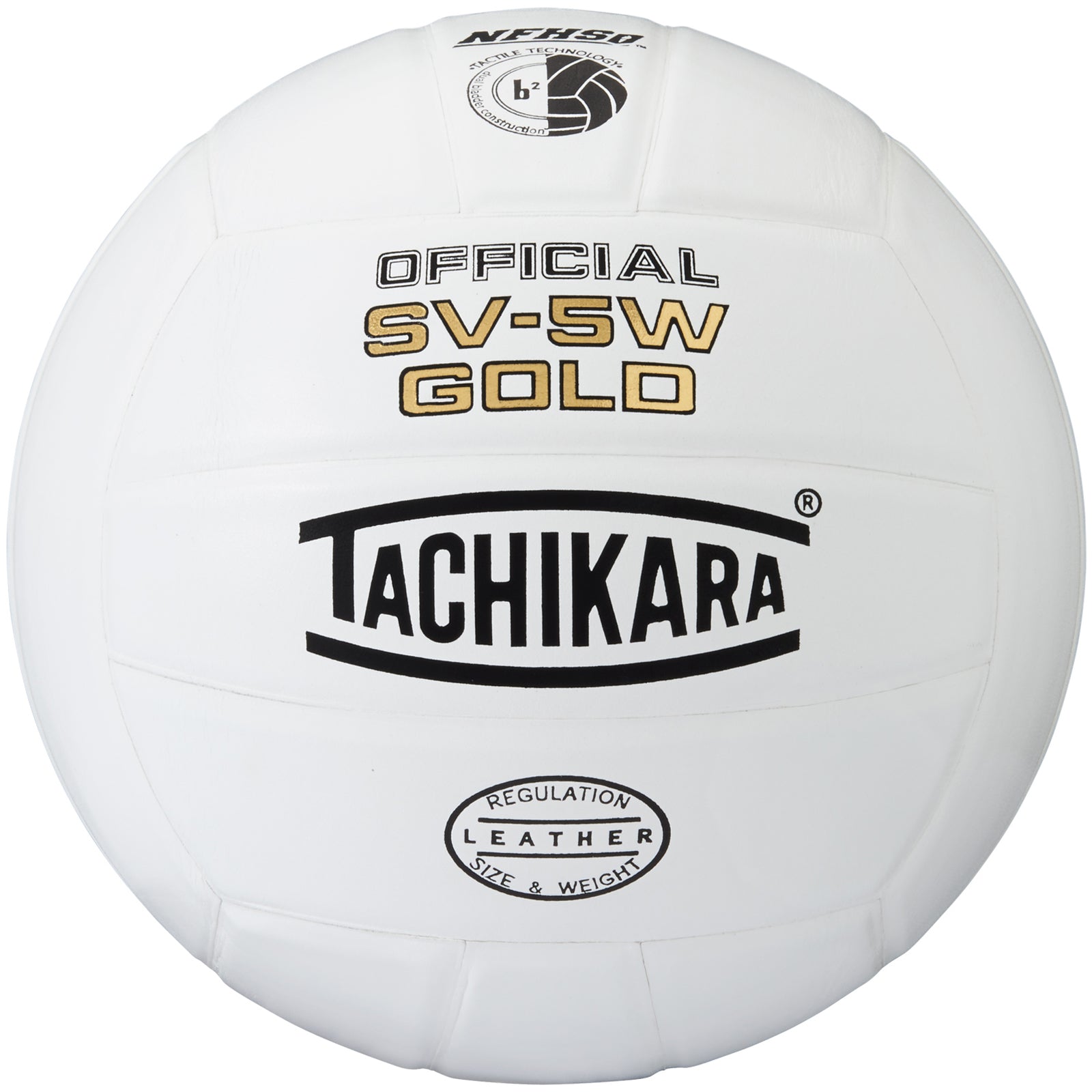 Competition Volleyball - Premium Leather - White