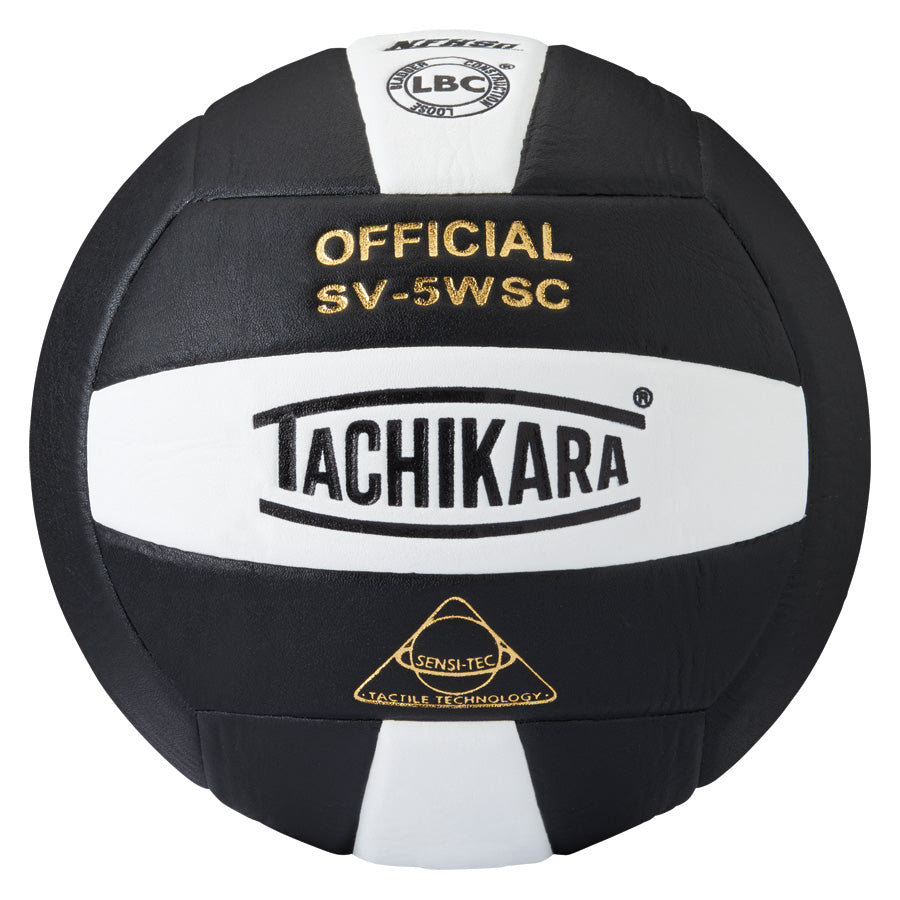 Competition Volleyball - Sensi-Tec Microfiber Composite - Black/White