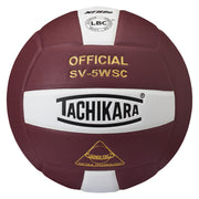 Competition Volleyball - Sensi-Tec Microfiber Composite - Cardinal/White