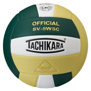 Competition Volleyball - Sensi-Tec Microfiber Composite - Dark Green/White /Vintage Gold