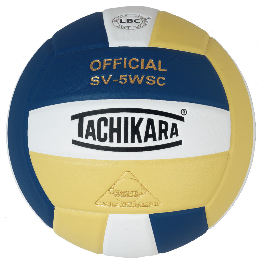 Competition Volleyball - Sensi-Tec Microfiber Composite - Navy/White/Vintage Gold