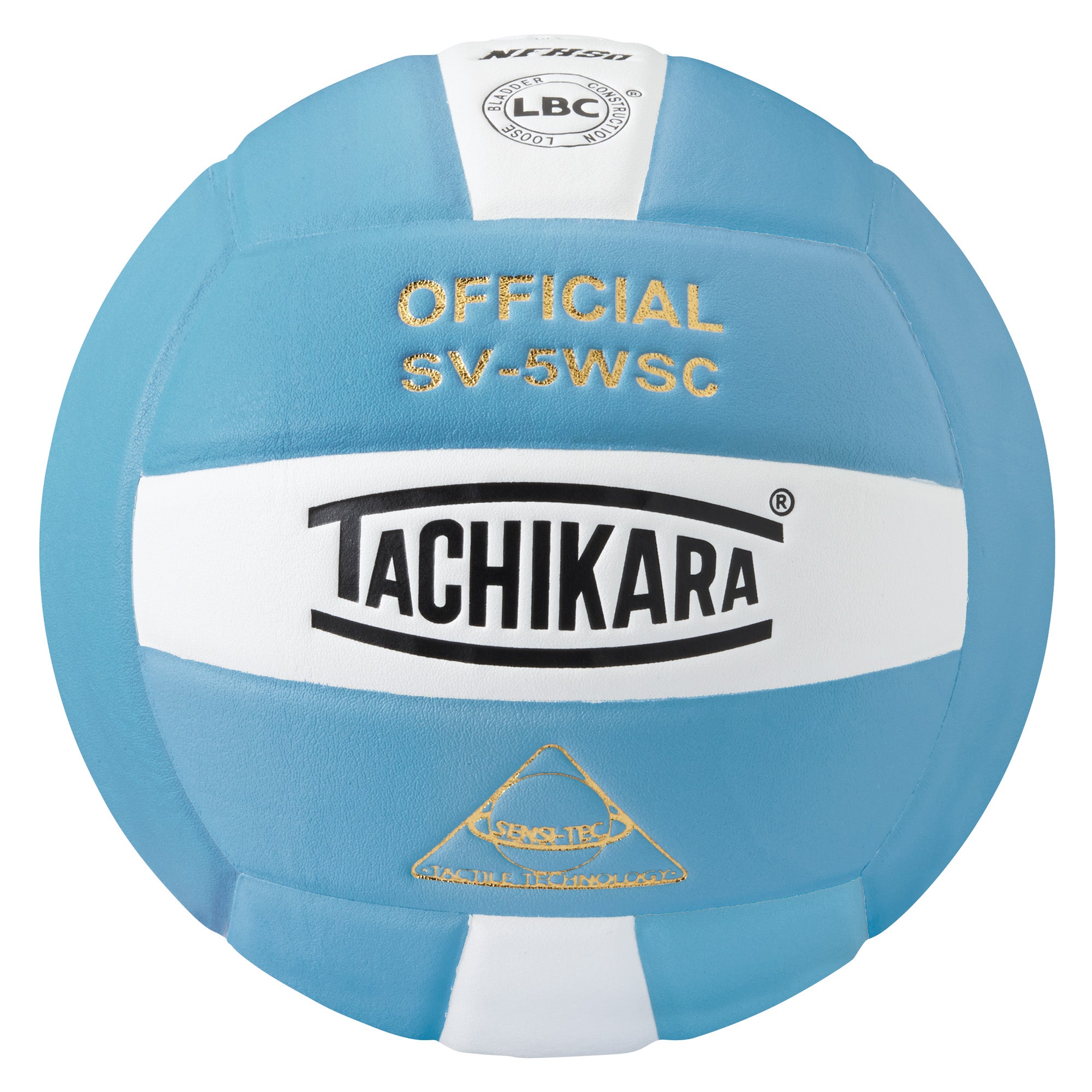 Competition Volleyball - Sensi-Tec Microfiber Composite - Powder Blue/White