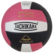 Competition Volleyball - Sensi-Tec Microfiber Composite - Pink/White/Black