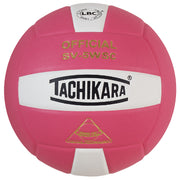 Competition Volleyball - Sensi-Tec Microfiber Composite - Pink/White
