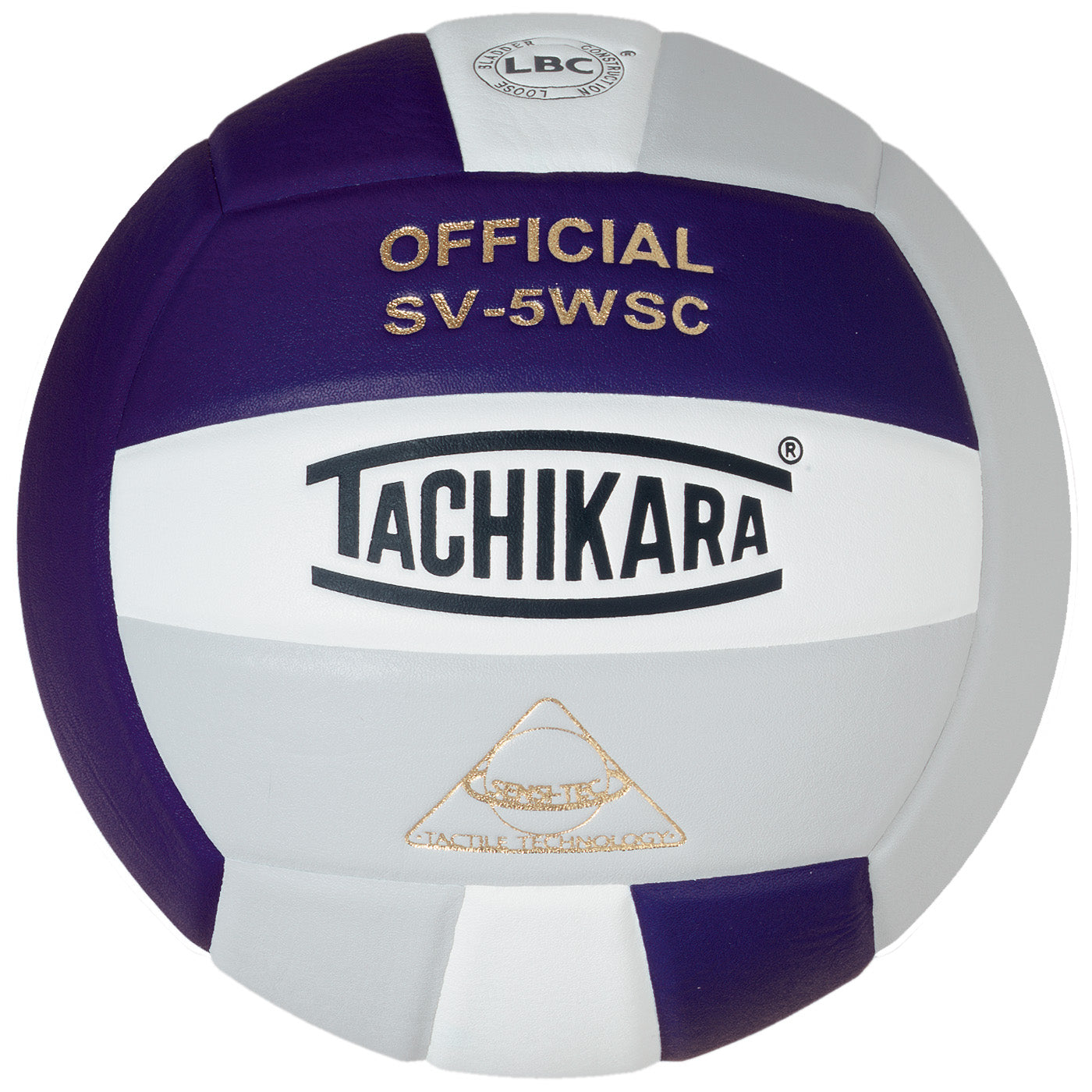 Competition Volleyball - Sensi-Tec Microfiber Composite - Purple/White/Silver Gray