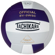 Competition Volleyball - Sensi-Tec Microfiber Composite - Purple/White/Silver Gray