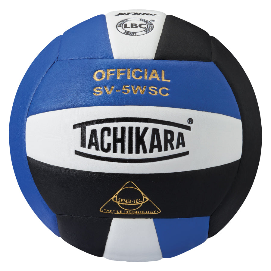 Competition Volleyball - Sensi-Tec Microfiber Composite - Royal/White/Black
