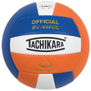 Competition Volleyball - Sensi-Tec Microfiber Composite - Royal/White/Orange
