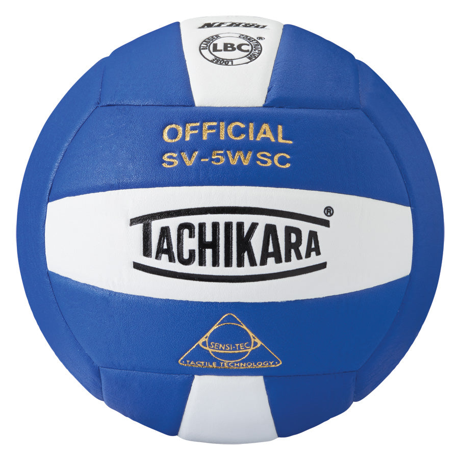 Competition Volleyball - Sensi-Tec Microfiber Composite - Royal/White