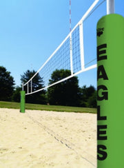 Centerline Side-by-side Double Court Sand Volleyball System, Kelly Green