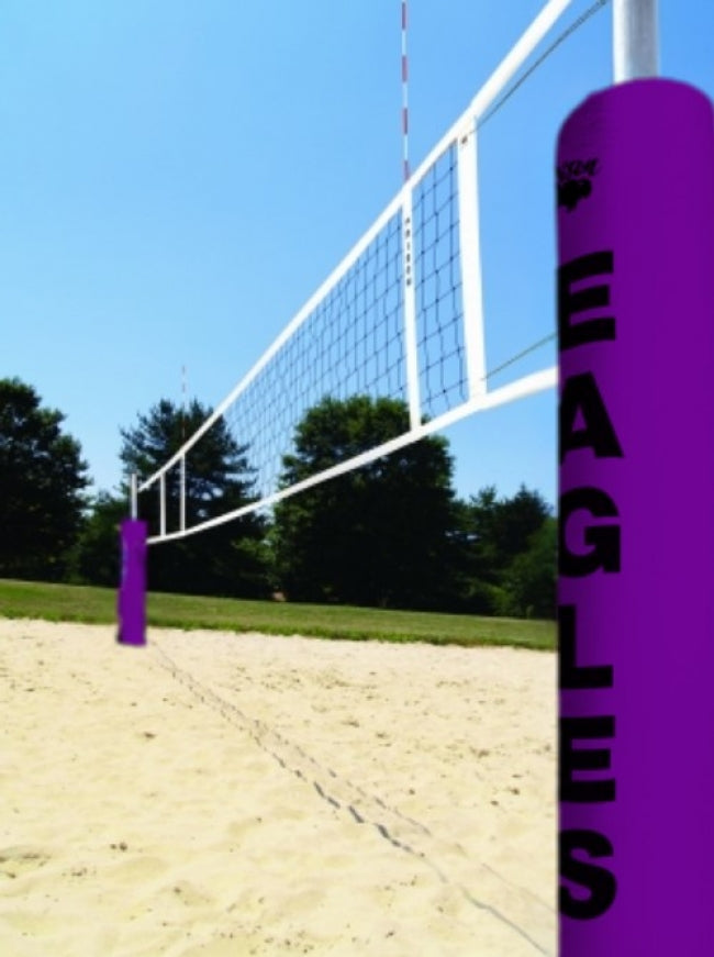 Centerline Side-by-side Double Court Sand Volleyball System, Purple