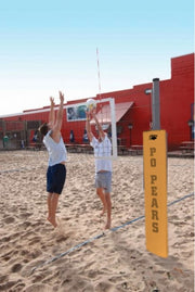 Match Point Aluminum Competition Sand Volleyball System, Athletic Gold