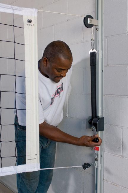 Match Point Post Or Wall Mounted Volleyball System
