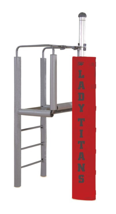 Sand Volleyball Official's Platform w/Gray Padding - Scarlet
