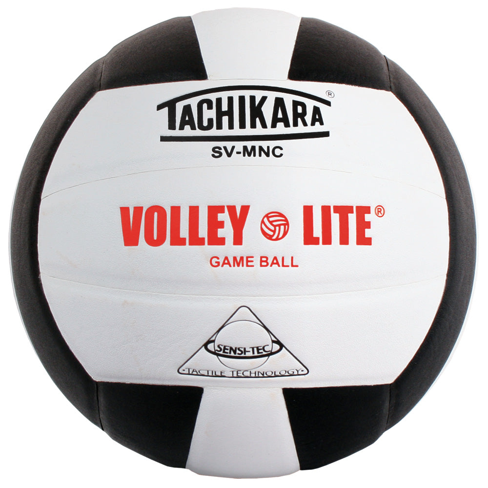 Training Volleyball - "VOLLEY-LITE" Lightweight / Sensi-Tec Microfiber Composite - Black/White
