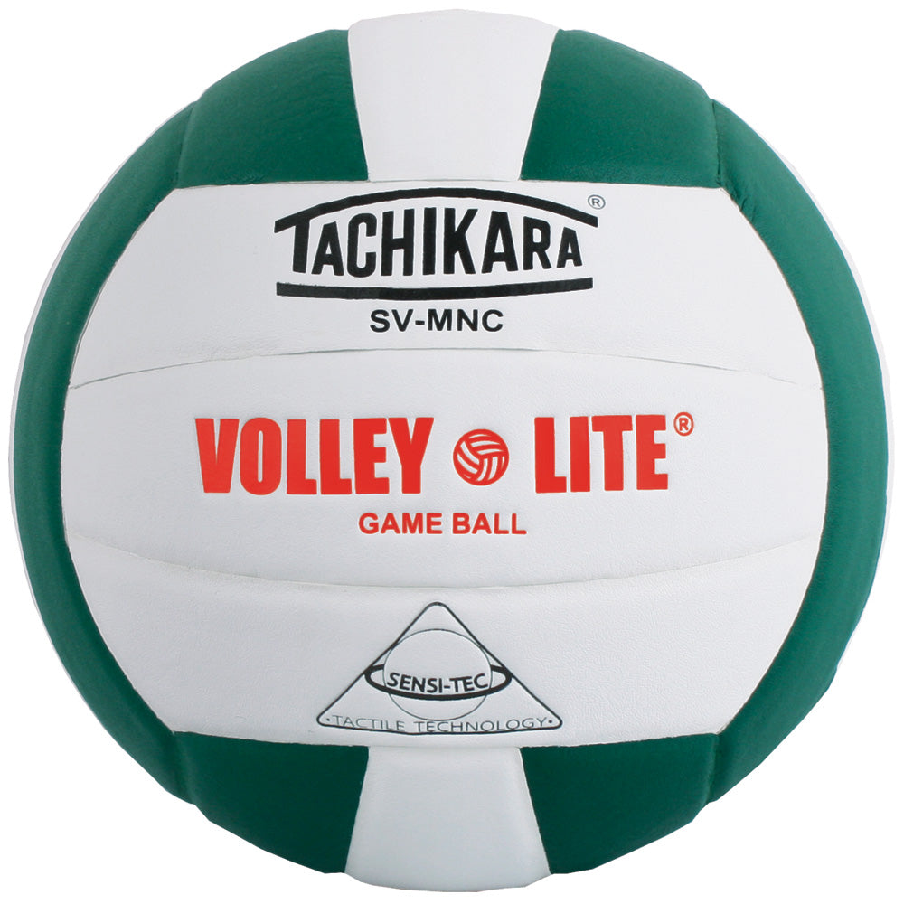 Training Volleyball - "VOLLEY-LITE" Lightweight / Sensi-Tec Microfiber Composite - Dark Green/White