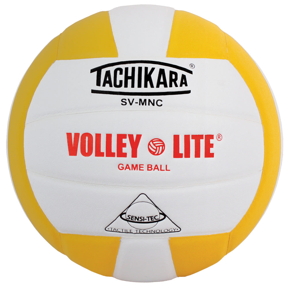 Training Volleyball - "VOLLEY-LITE" Lightweight / Sensi-Tec Microfiber Composite - Gold/White