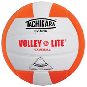 Training Volleyball - "VOLLEY-LITE" Lightweight / Sensi-Tec Microfiber Composite - Orange/White
