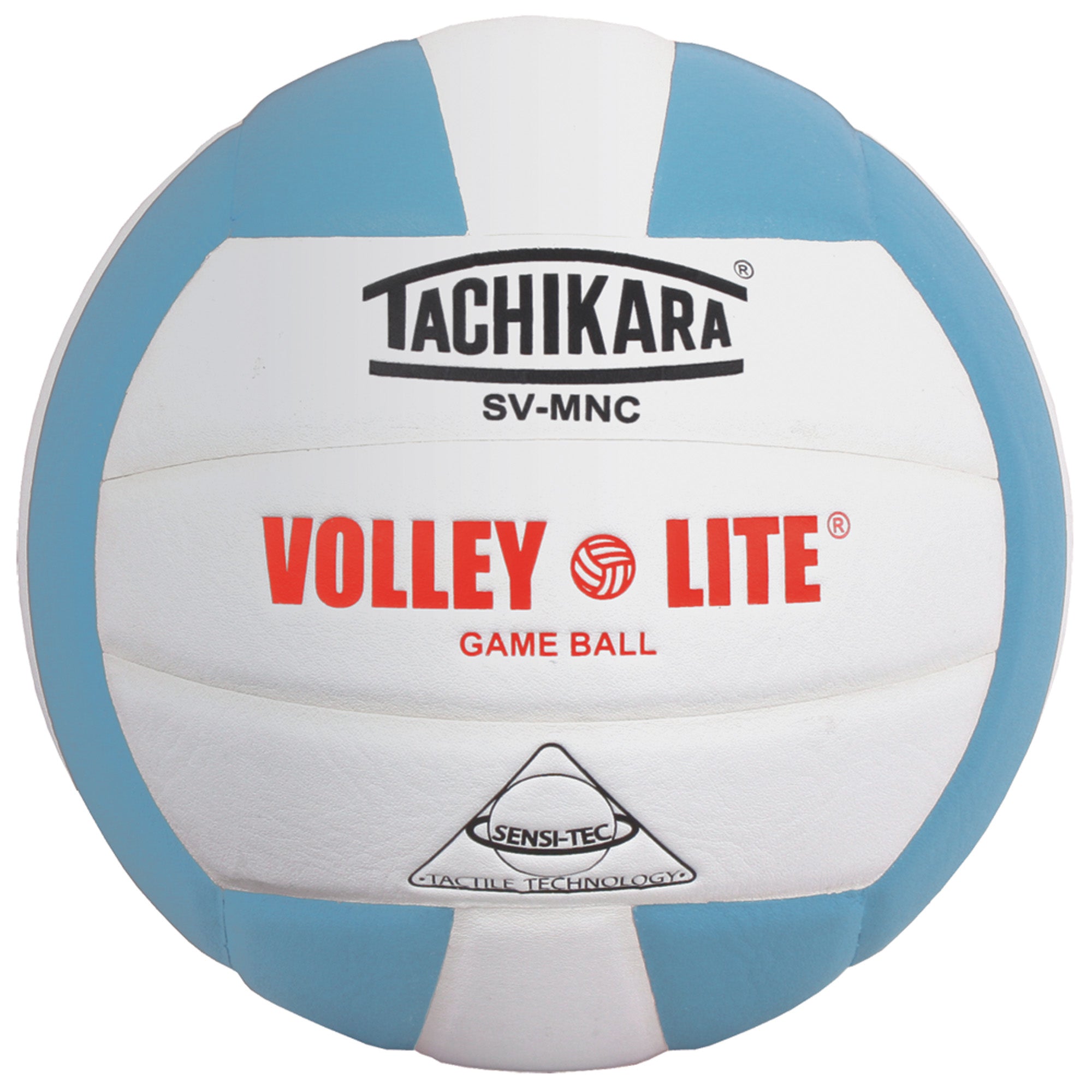 Training Volleyball - "VOLLEY-LITE" Lightweight / Sensi-Tec Microfiber Composite - Powder Blue/White