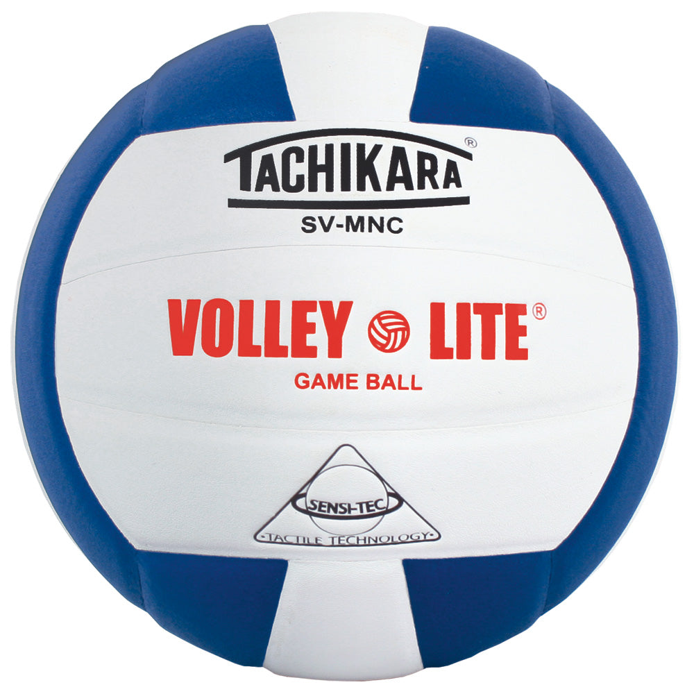 Training Volleyball - "VOLLEY-LITE" Lightweight / Sensi-Tec Microfiber Composite - Royal/White
